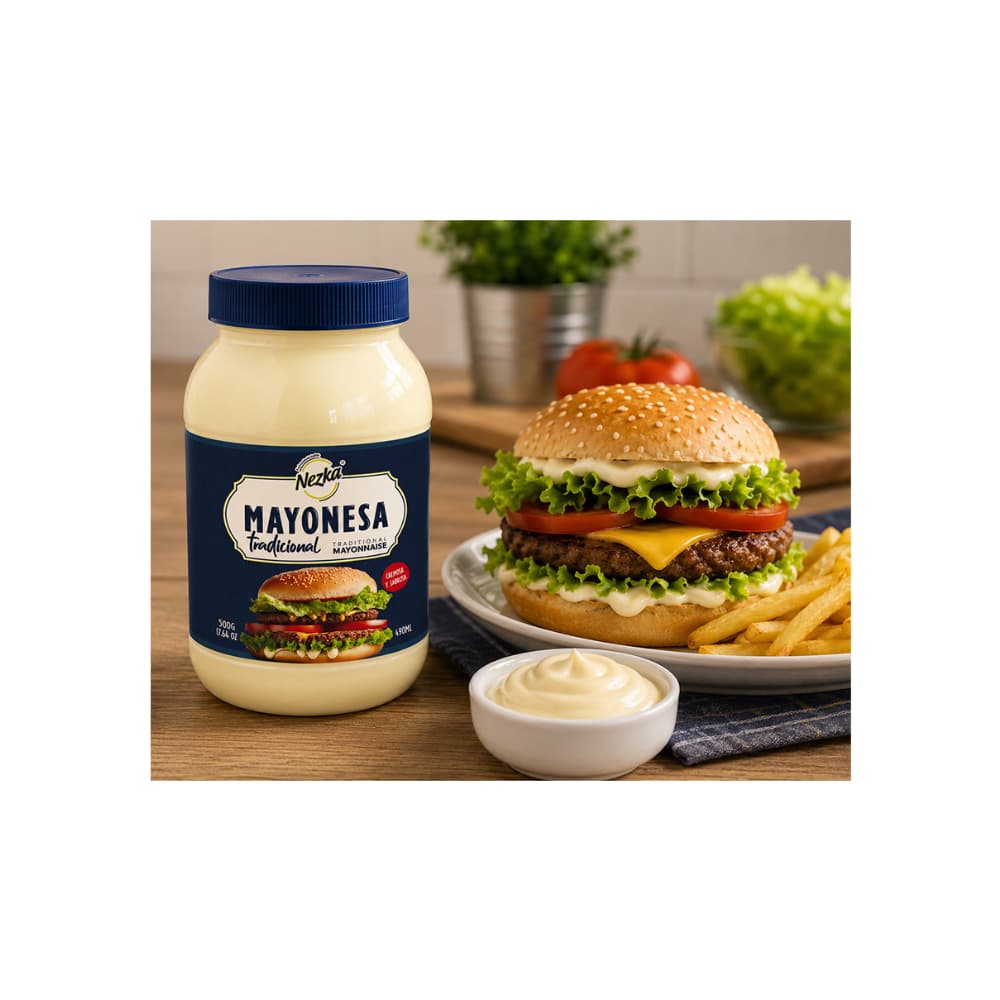 Mayonesa tradicional Nezka (500 g / 1.10 lb) - Miniatura 4