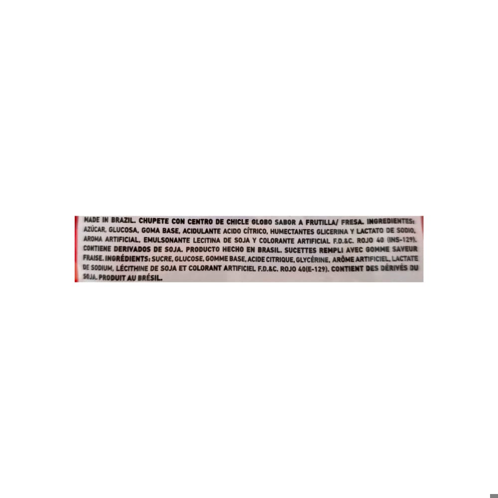 Chupa chupa sabor fresa con relleno de chicle Pop Mania Maxxi (672 g / 1.48 lb) - Miniatura 4