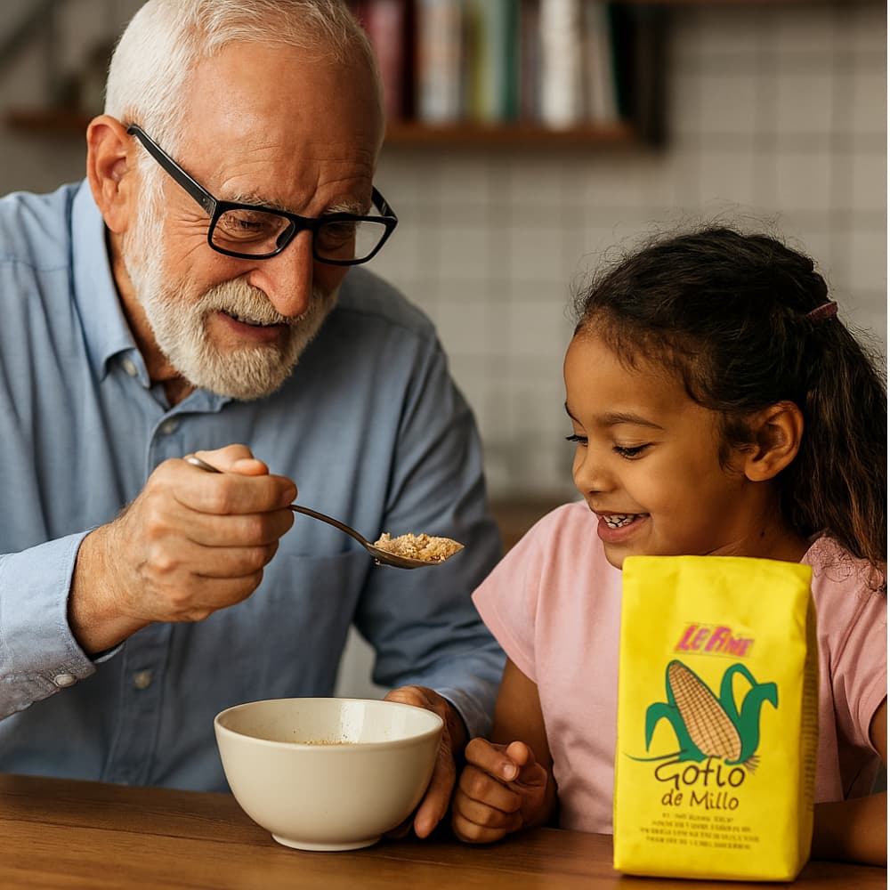 Gofio de maíz con tueste ligero La Piña (500 g / 1.1 lb) - Miniatura 4