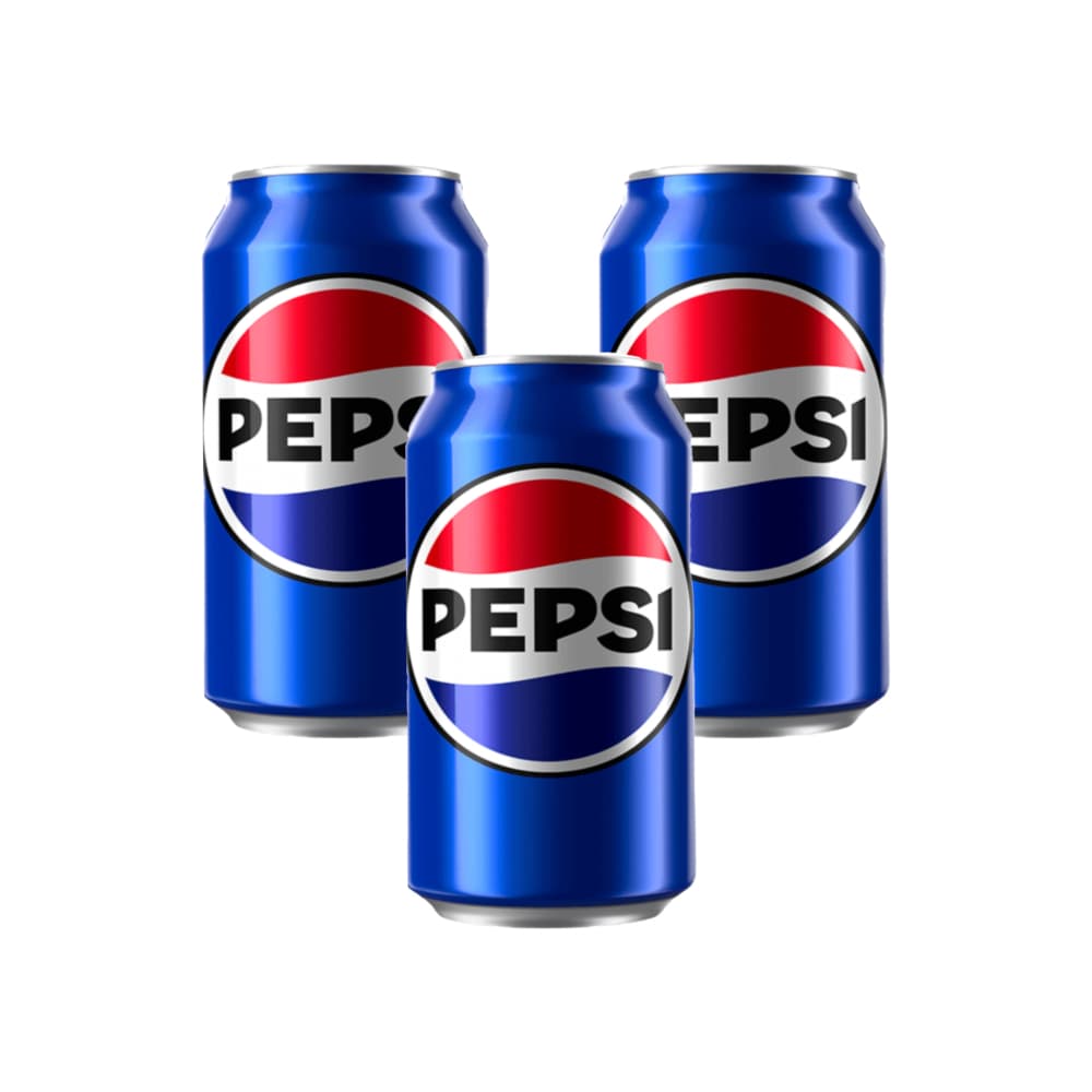 Refresco gaseado de cola Pepsi (3 x 330 ml) - Miniatura 1