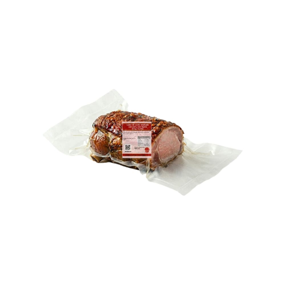 Lomo de cerdo ahumado con piel y con hueso Pida (1 kg / 2.2 lb) - Miniatura 3