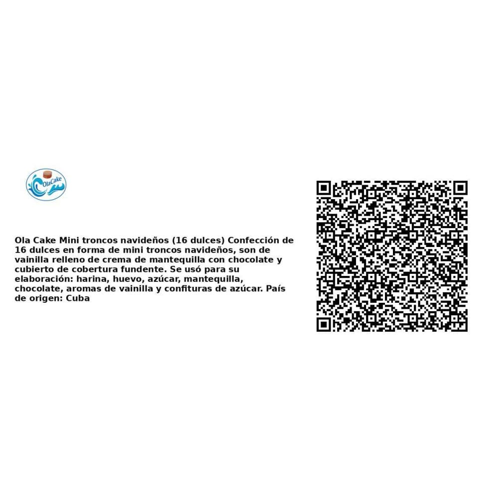 Mini troncos navideños (16 dulces) - Miniatura 4