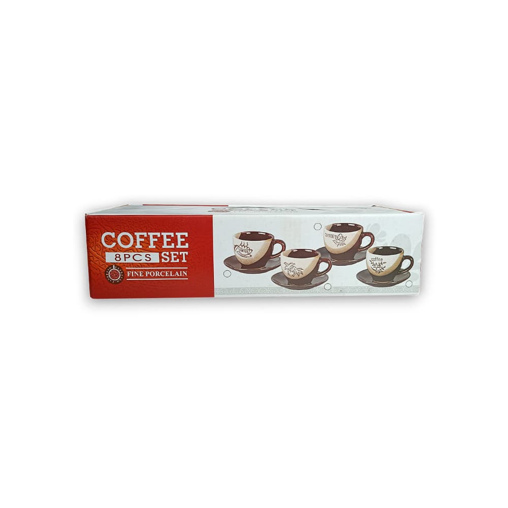 Juego de tazas de café con platillos de porcelana fina PDL LMC (4 U) - Miniatura 3