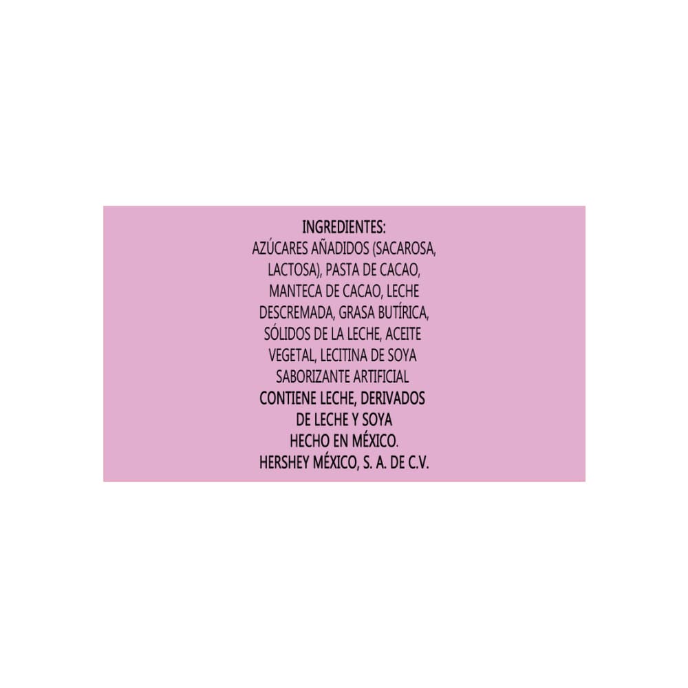 Chocolate con leche fiesta rosa Hershey's Kisses (190 g / 6.7 oz) - Miniatura 4