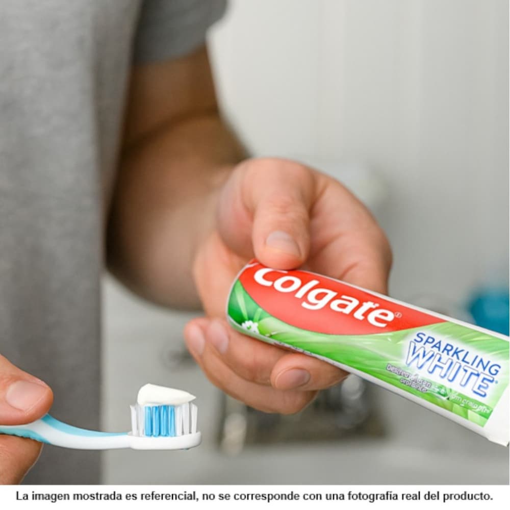 Pasta dental sabor menta zing Sparkling White Colgate (70 g / 2.46 oz) - Miniatura 4