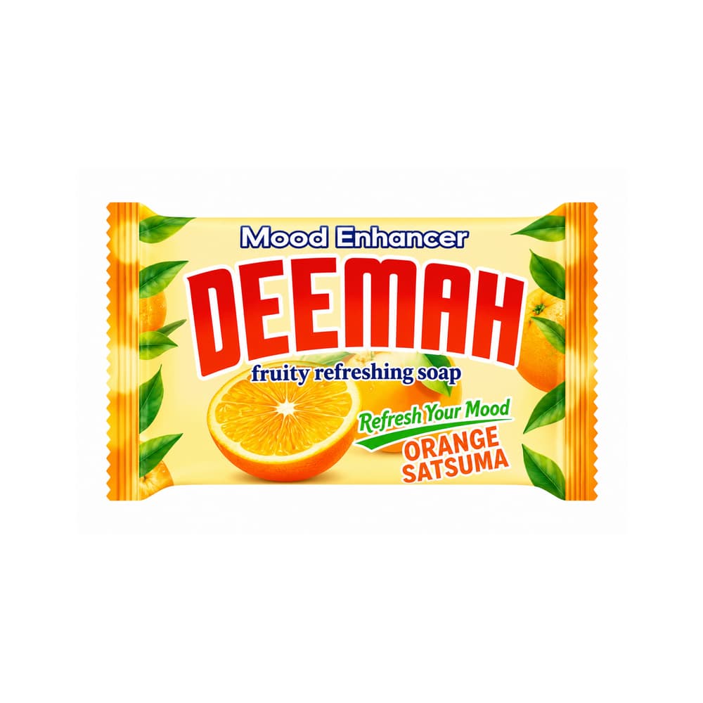 Jabón de tocador aroma naranja Deemah (90 g / 3.17 oz) - Miniatura 1