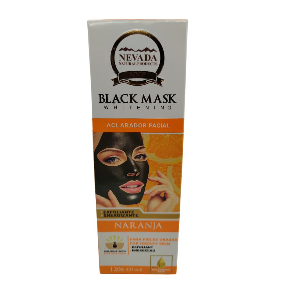 Aclarador facial -máscara- negra de naranja NNP (120 g / 4.23 oz) - Imagen 1