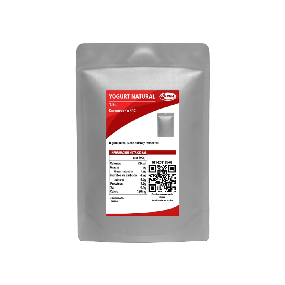 Yogur natural Jimm (1.5 L) - Imagen 1