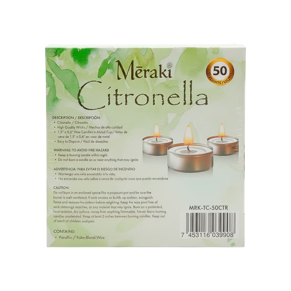 Velitas aromáticas de citronela Meraki (50 U) - Miniatura 2