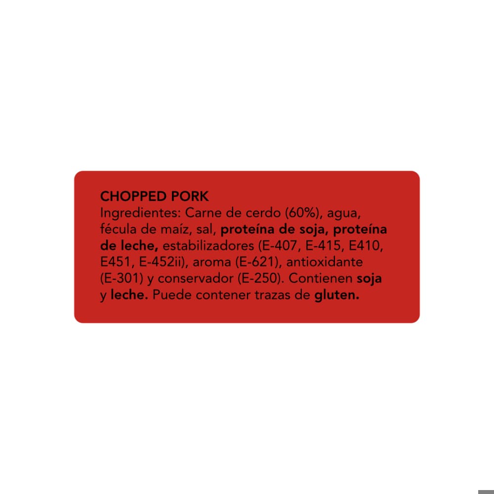 Corte de cerdo enlatado Coren (425 g / 15 oz) - Miniatura 4