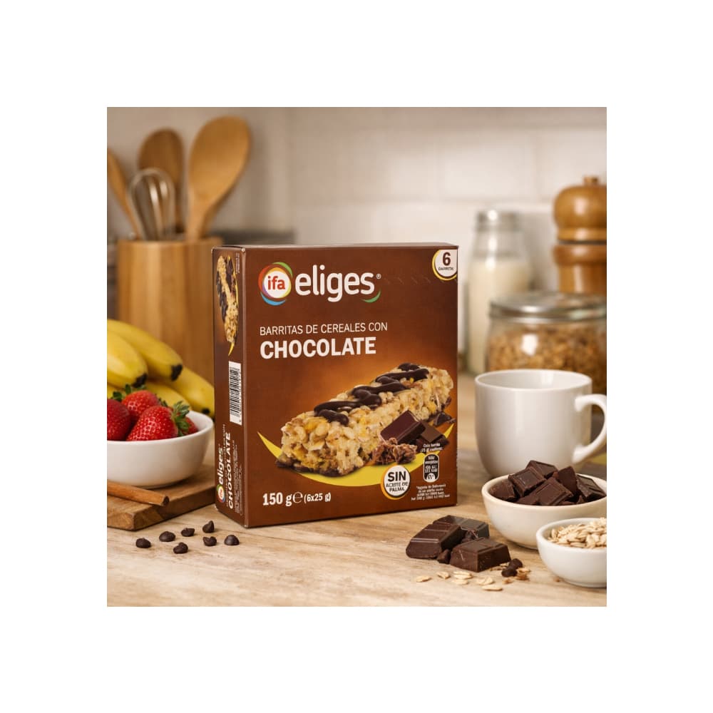 Barritas de cereales con chocolate IFA Eliges (3 x 150 g / 5.29 oz) - Miniatura 2