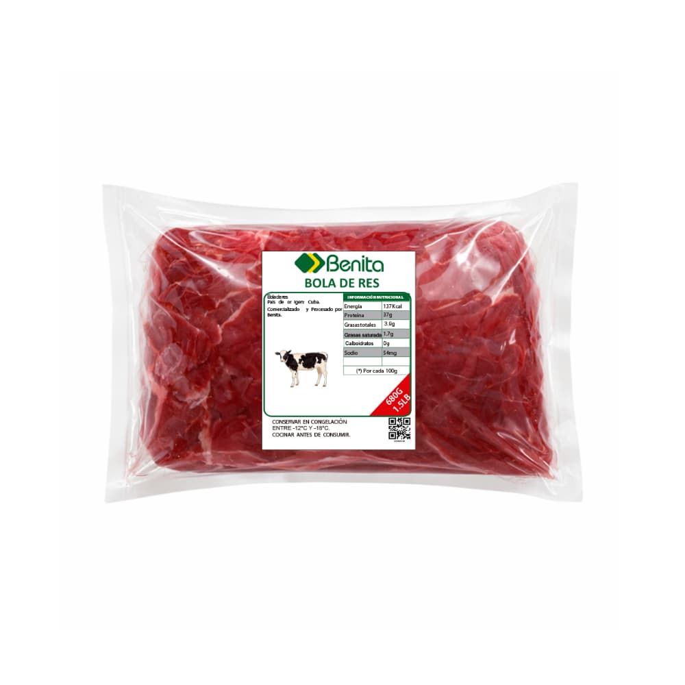 Bola de res Benita (680 g / 1.5 lb) - Miniatura 1
