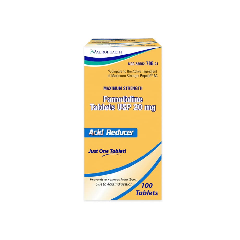 Famotidina 20 mg Aurohealth (100 tabletas) - Miniatura 2