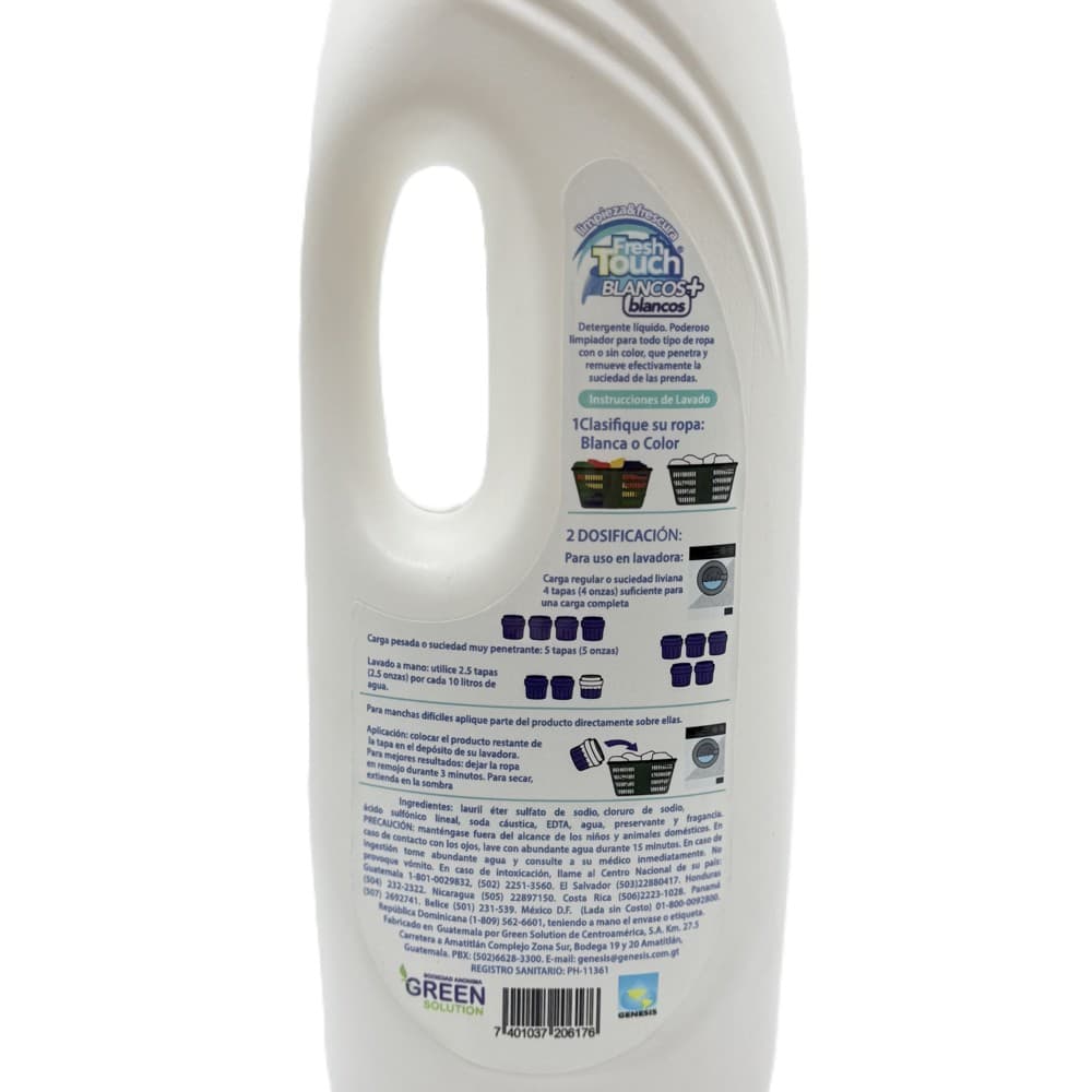 Detergente líquido para ropa blanca Fresh Touch (1 L) - Miniatura 4