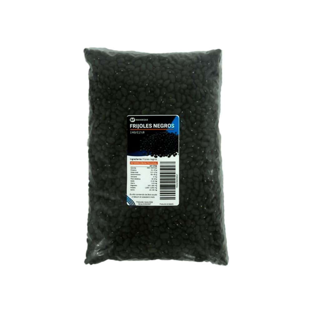 Frijoles negros (1 kg / 2.2 lb) - Miniatura 2