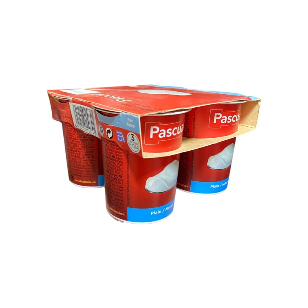 Yogurt natural Pascual (4 x 120 g / 4.23 oz) - Imagen 1