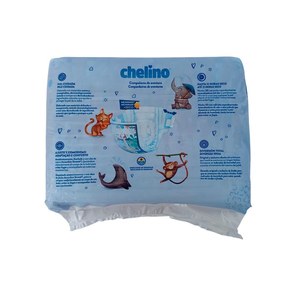 Pañales desechables para bebé Talla 4 de 9-15 kg Chelino (34 U) - Miniatura 3