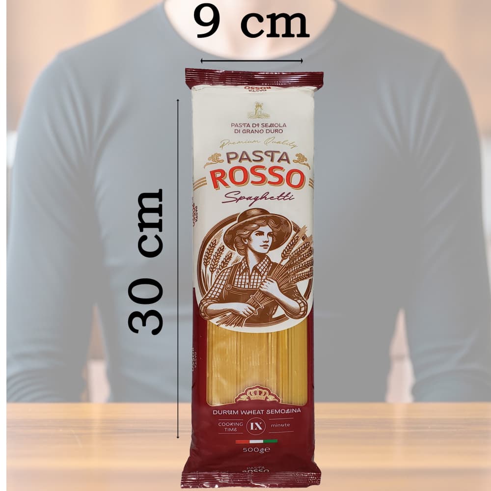 Espagueti Pasta Rosso (500 g / 1.1 lb) - Miniatura 4