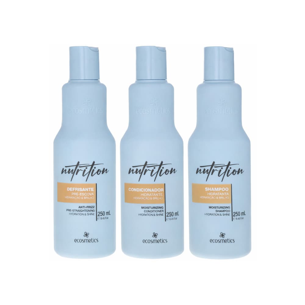 Champú hidratante + acondicionador hidratante + tratamiento capilar de mantenimiento desrizador - Miniatura 1