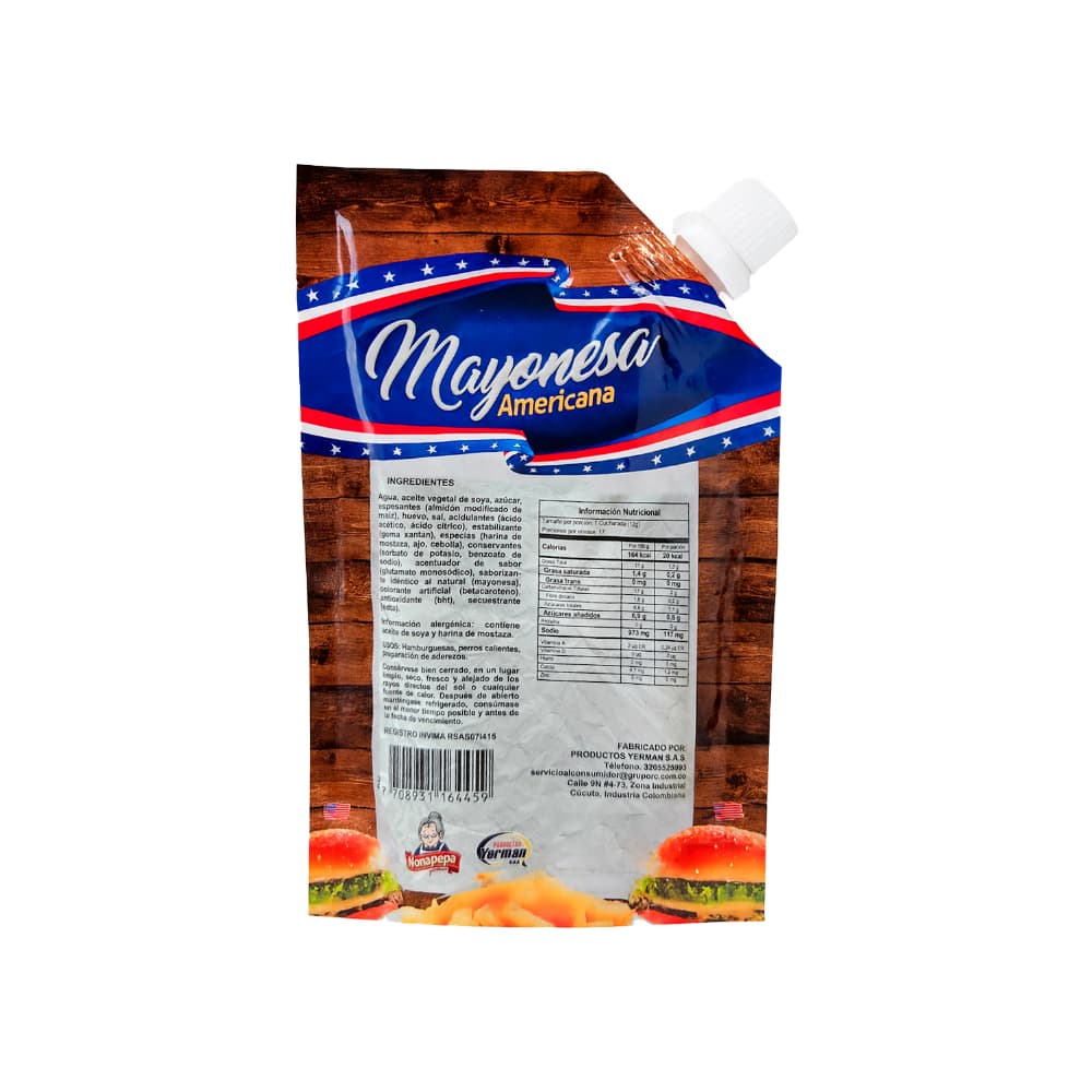 Mayonesa Americana Nonapepa (200 g / 7.05 oz) - Miniatura 4