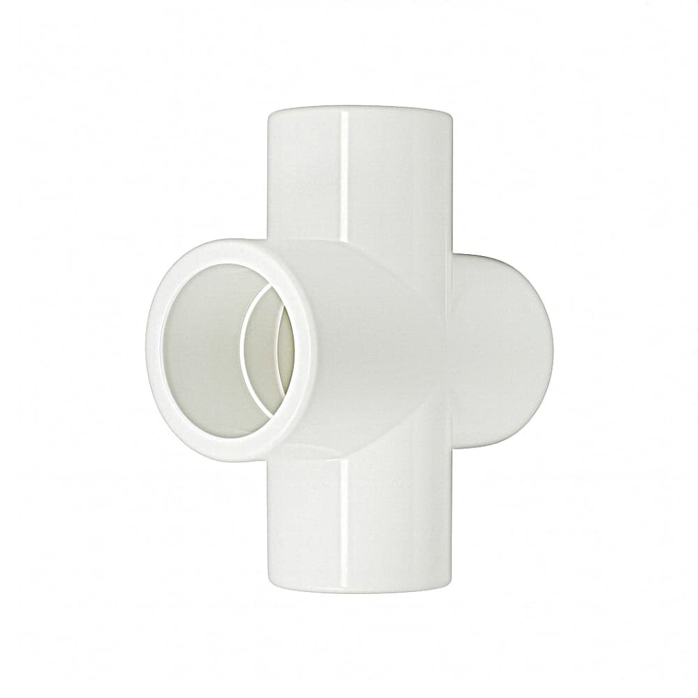 Conector cruzado PVC-U de 1-1/4” para tubería Malu - Miniatura 3