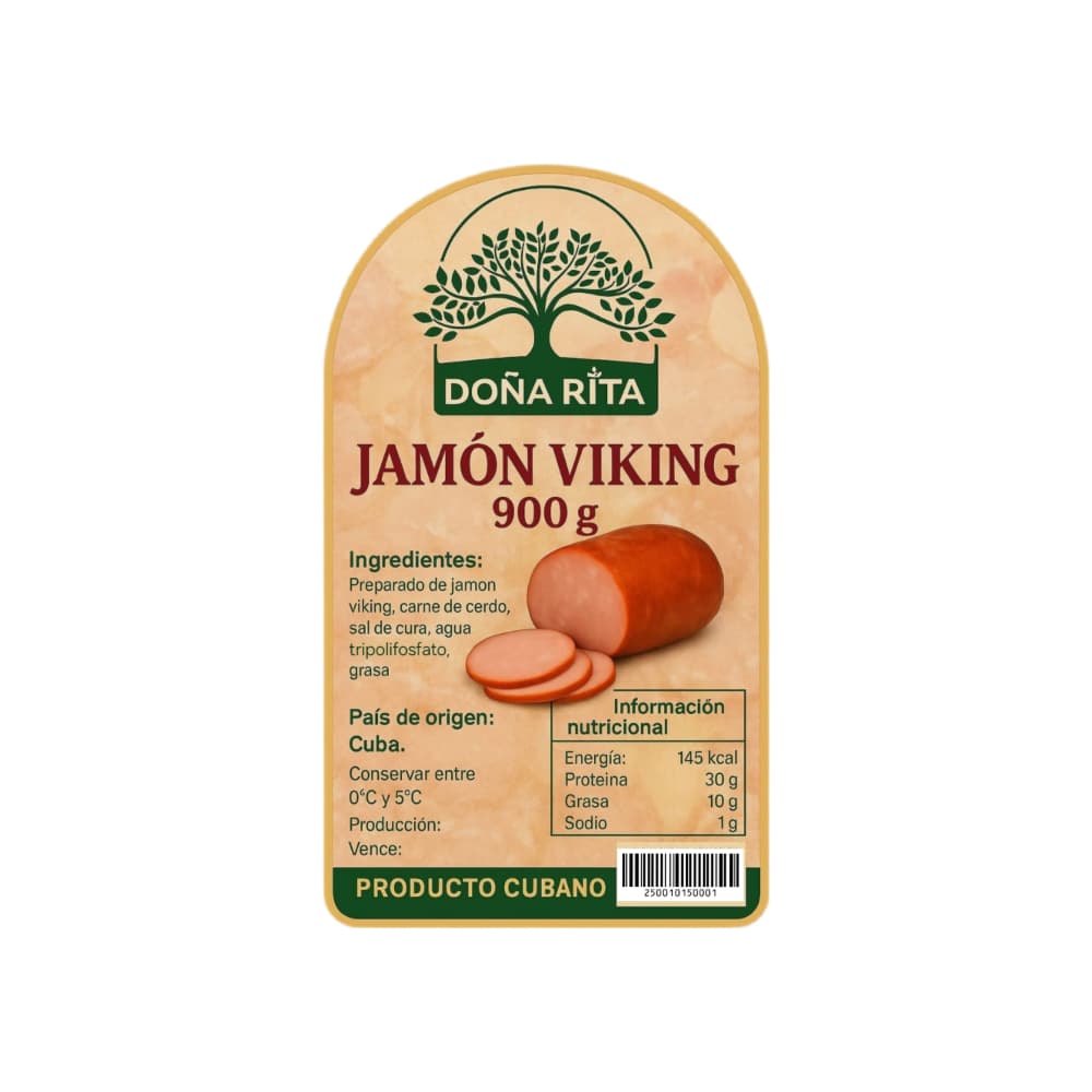 Jamón vicking Doña Rita (900 g / 1.98 lb) - Miniatura 3