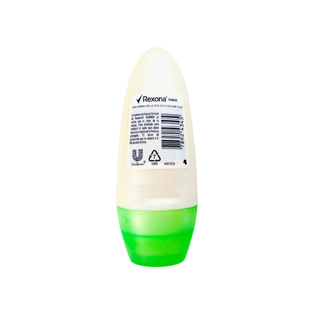 Desodorante roll-on antitranspirante Bamboo Fresh Rexona (50 ml / 1.76 fl oz) - Miniatura 5