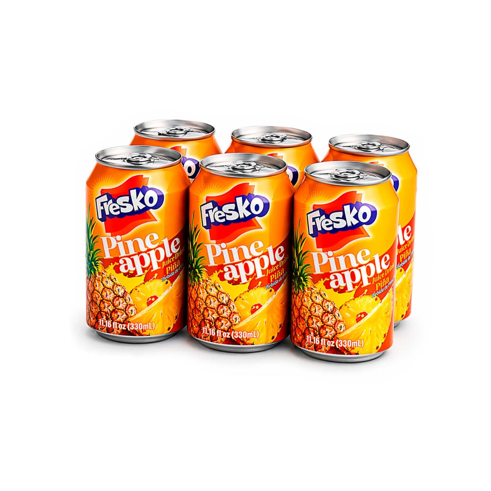 Jugo de piña Fresko (6 x 330 ml / 11.16 oz) - Imagen 1