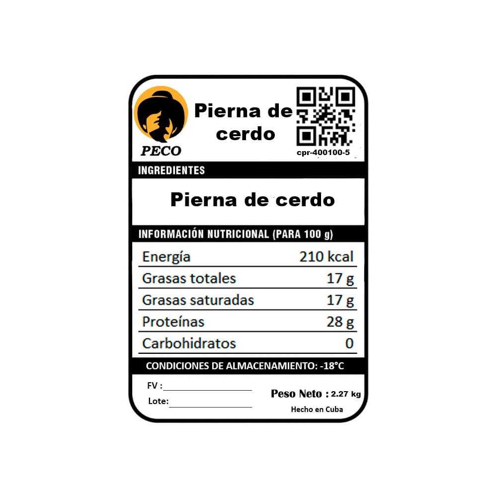 Pierna de cerdo Peco (2.27 kg / 5 lb) - Miniatura 3