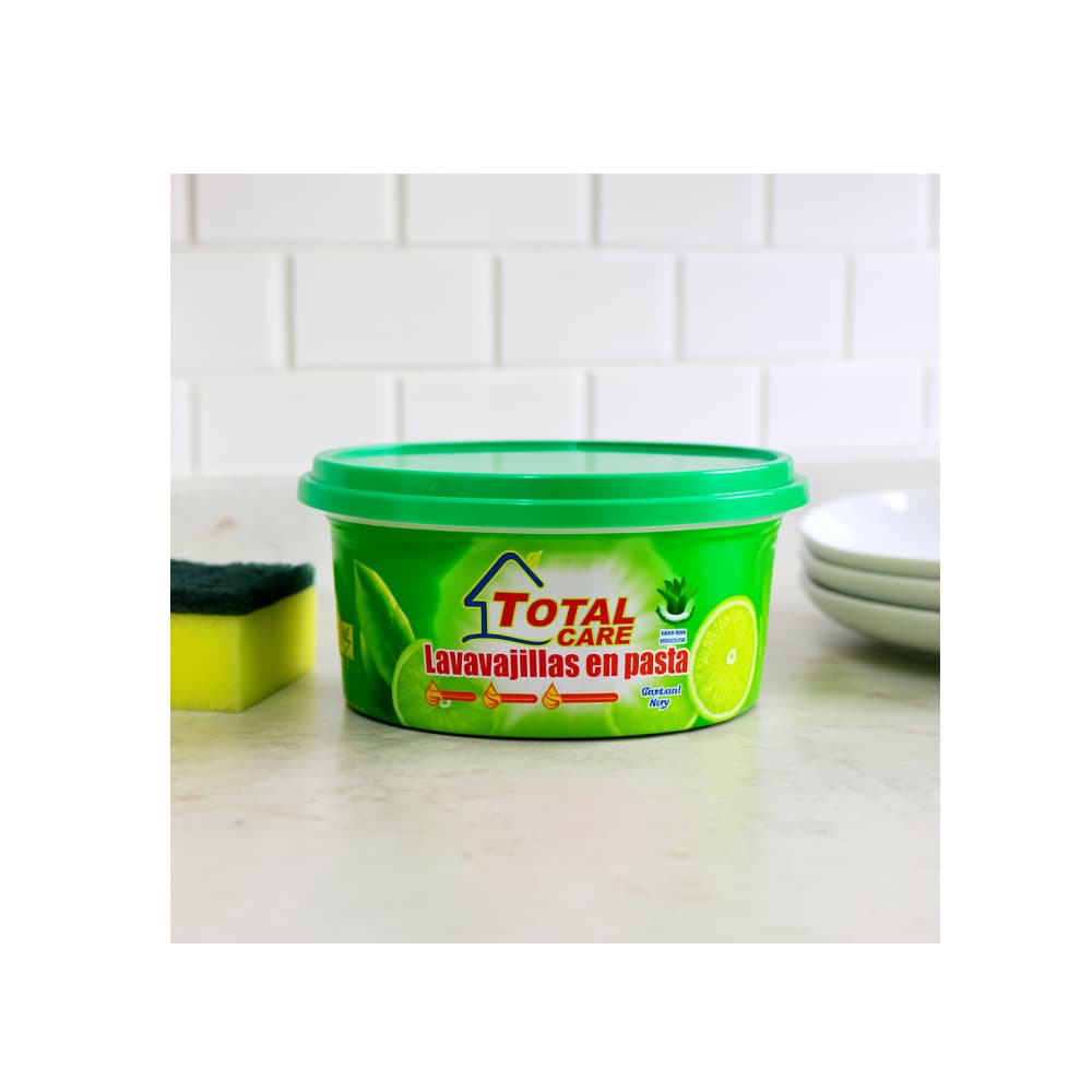 Lavavajillas en pasta antibacterial con limón y aloe vera (400 g / 14.1 oz) - Miniatura 4