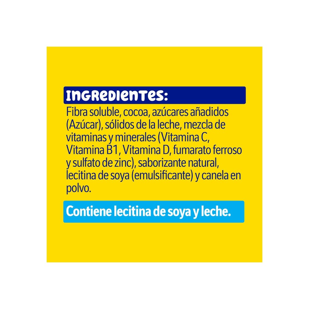 Alimento en polvo para preparar bebida fortificada con sabor a chocolate reducida en azúcar Nestlé Nesquik Plus (280 g / 9.88 oz) - Miniatura 2