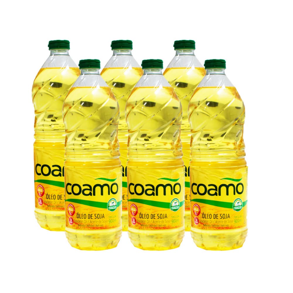 Aceite de soja refinado Coamo (6 x 900 ml) - Imagen 1