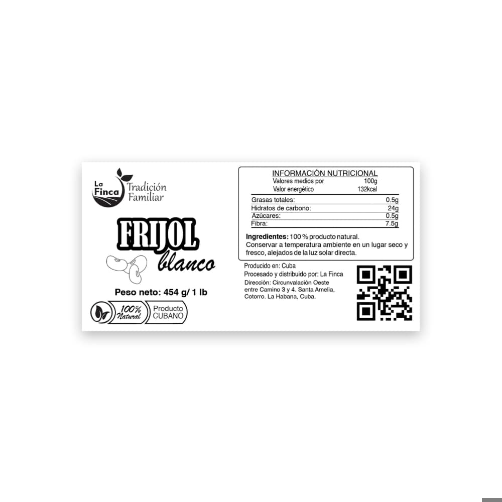 Frijol Blanco La Finca (454 g / 1 lb) - Miniatura 3