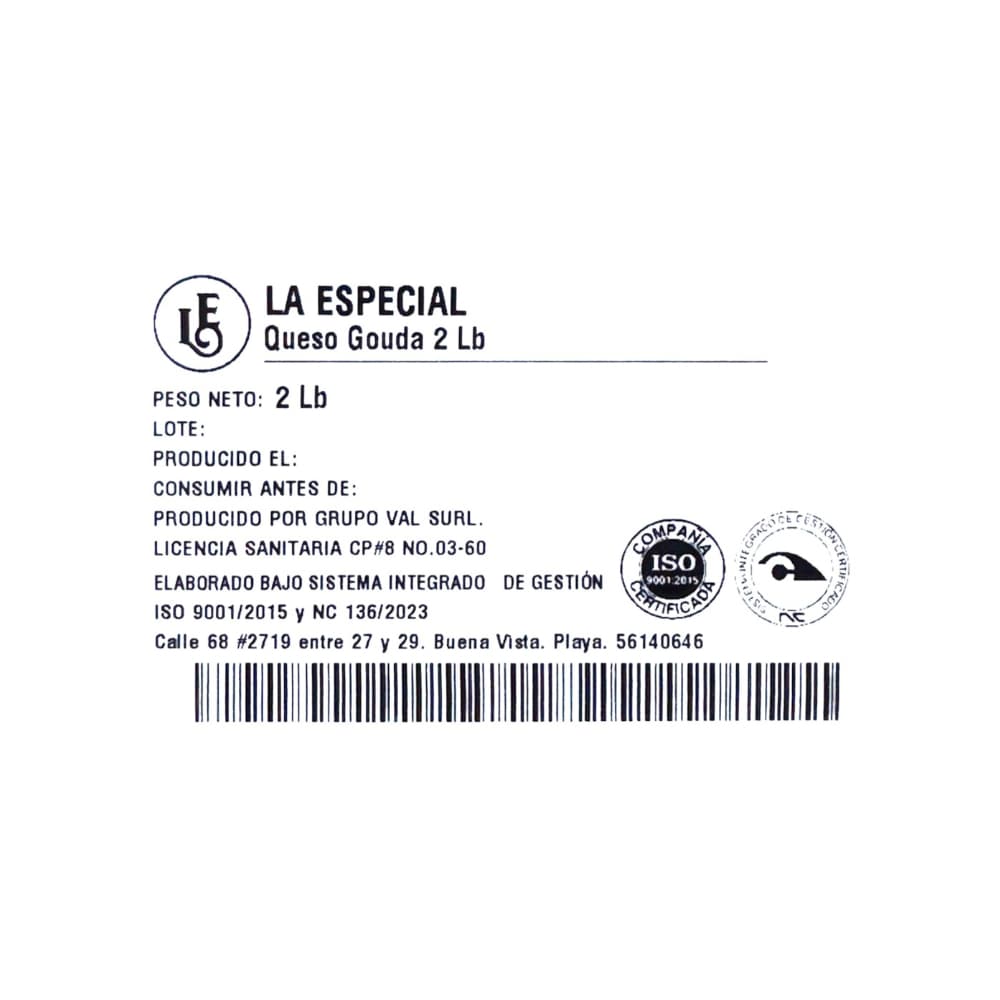 Queso Gouda La Especial (907 g / 2 lb) - Miniatura 2
