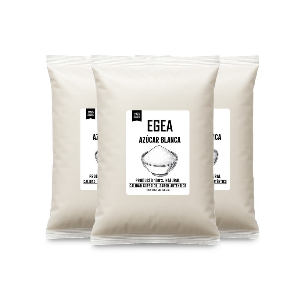 Azúcar blanca EGEA (3 x 454 g / 1 lb) - Imagen 1