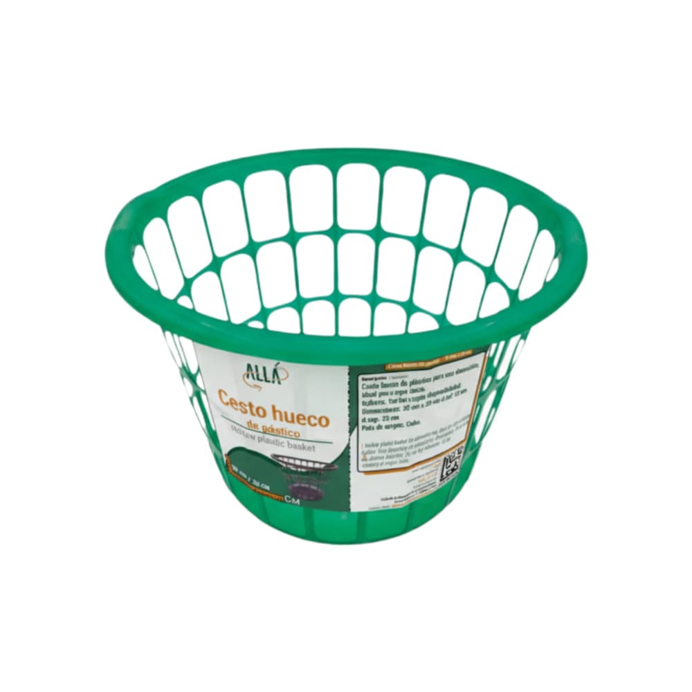 Cesto hueco de plástico ALLÁ - Miniatura 2