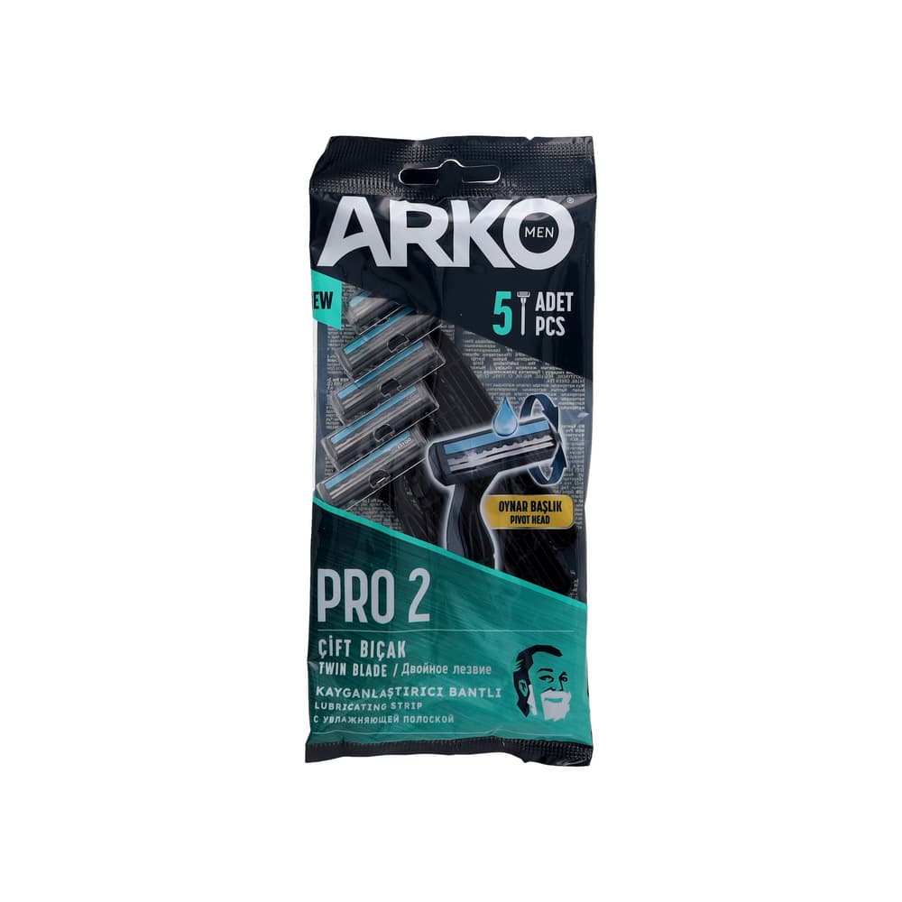 Máquina de afeitar pro 2 Arko (5 U) - Imagen 1