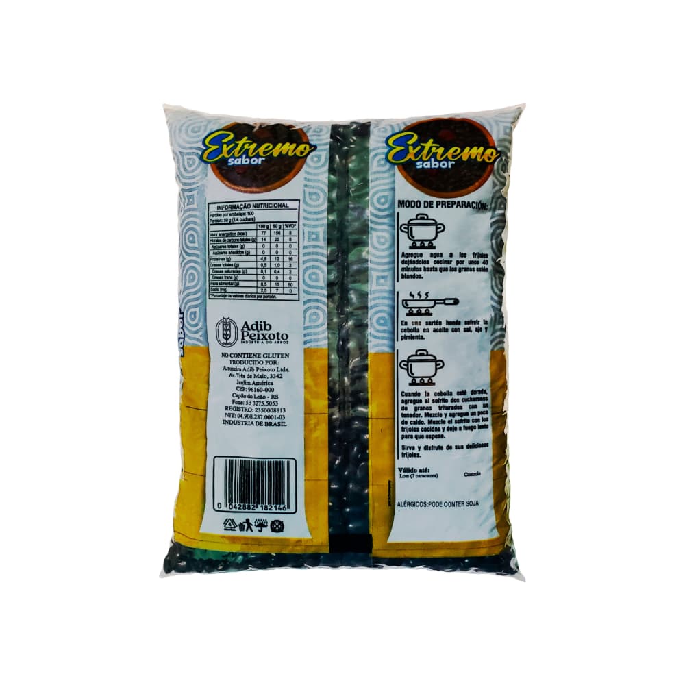 Frijoles negros Extremo Sabor (1 kg / 2.2 lb) - Miniatura 2