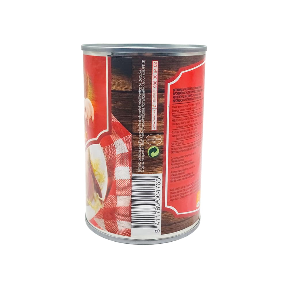 Carne enlatada - fiambre magro de cerdo COREN (415 g / 14.6 oz) - Miniatura 3