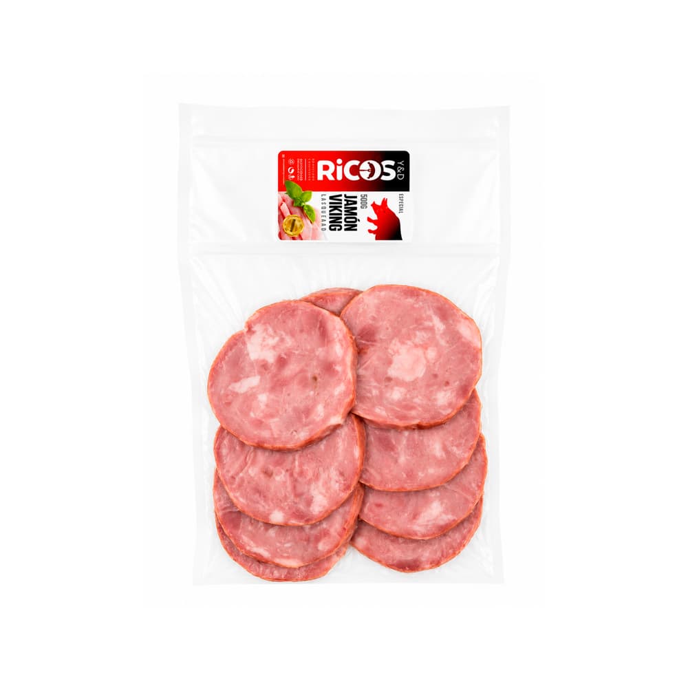 Jamón viking especial lasqueado tradicional Y&D (500 g / 1.1 lb) - Miniatura 1