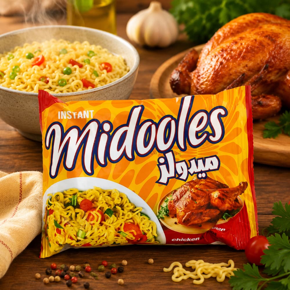Sopa instantánea de fideos sabor pollo Midooles (80 g / 2.82 oz) - Miniatura 4