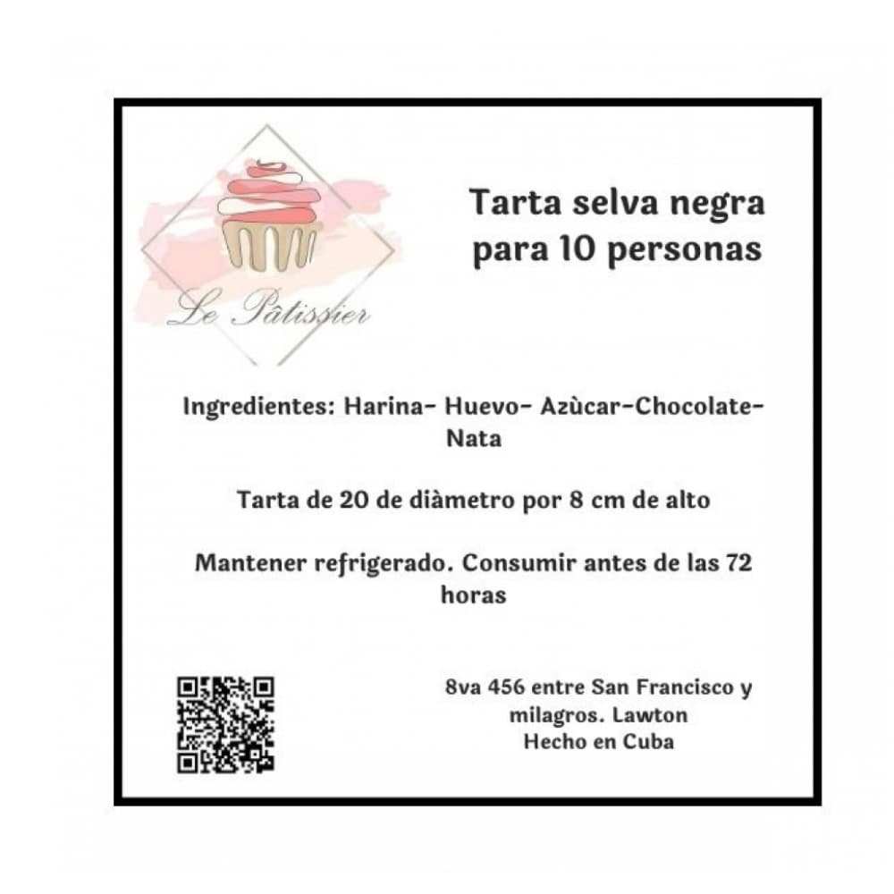 Tarta selva negra Le Patissier (10 personas) - Miniatura 4