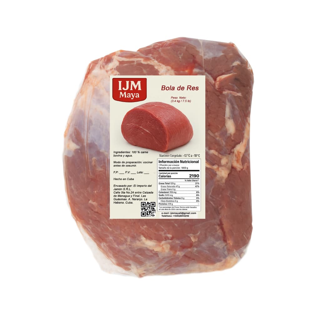 Bola de res IJM Maya (3.40 kg / 7.5 lb) - Miniatura 2