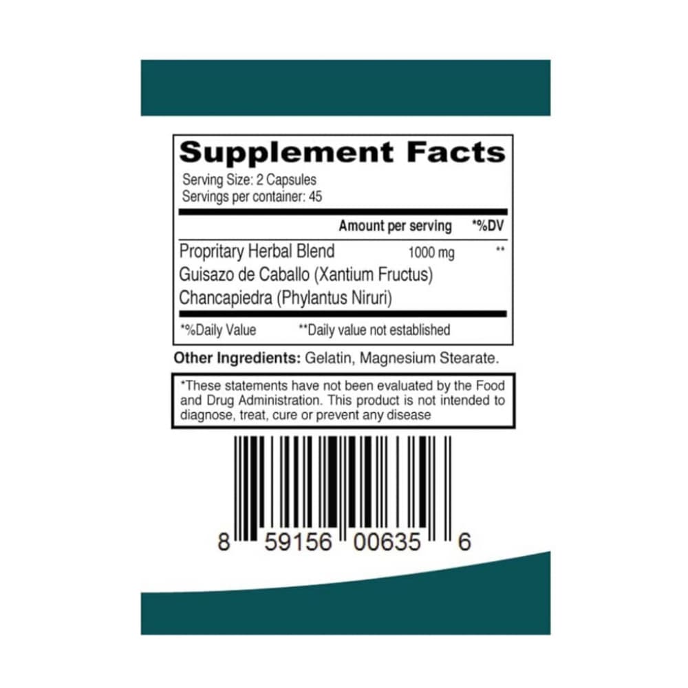 Guisazo de Caballo y Chancapiedra 500 mg Elp Essential (90 Cápsulas) - Miniatura 2