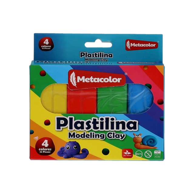 MASILLA PLASTILINA BEIFA 4 BARRAS