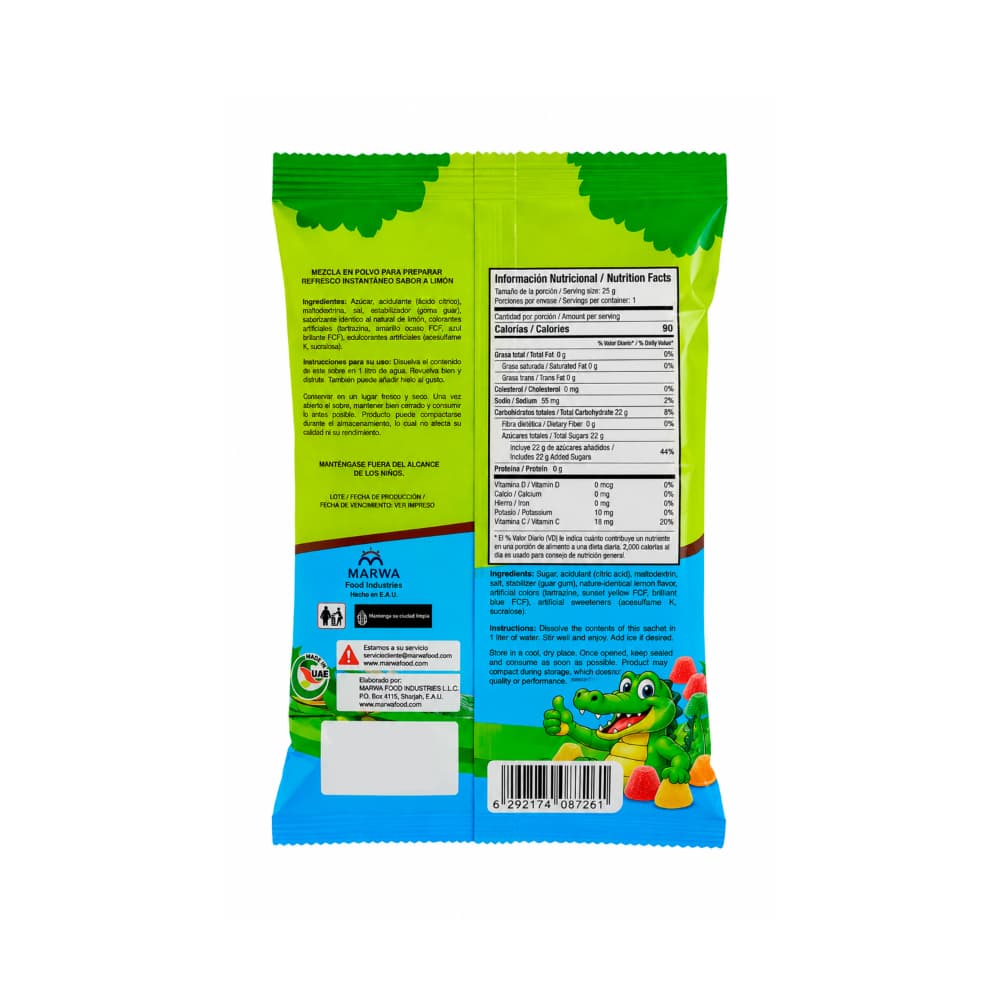 Gomitas con forma de cocodrilo Play (55 g / 1.94 oz) - Miniatura 2