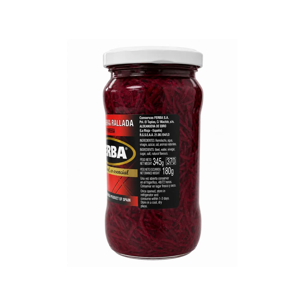 Remolacha rallada Ferba (345 g / 12.17 oz) - Miniatura 2