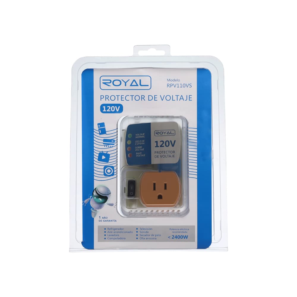 Protector de voltaje 110 v Royal RPV110VS - Miniatura 3
