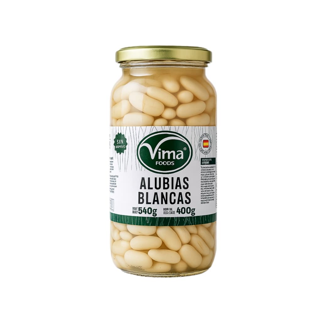 Alubias blancas Vima Foods (540 g / 1.19 lb) - Imagen 1