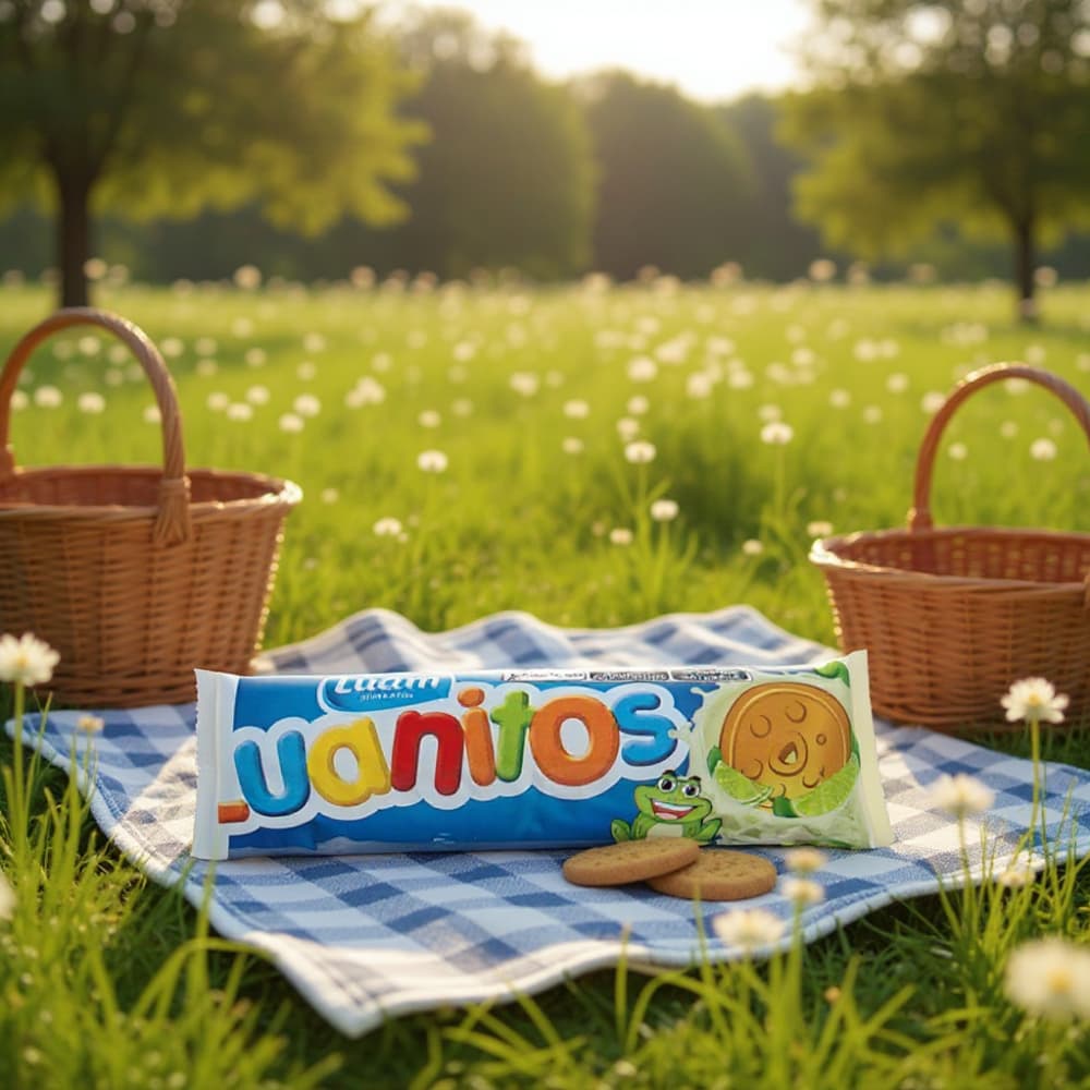 Galletas rellenas sabor mousse de limon Luanitos (110 g / 3.8 oz) - Miniatura 2